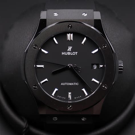 hublot classic fusion black dial 2014|Hublot Classic Fusion 45mm Black Dial 511.NX.1171.RX .